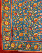 Royal Reverie - Reversible Block Printed Mulmul Comforter