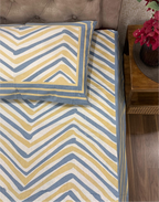 Chevron Calm – Hand Block Printed Cotton Bedsheet