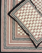Umber Opulence – Hand Block Printed Cotton Bedsheet