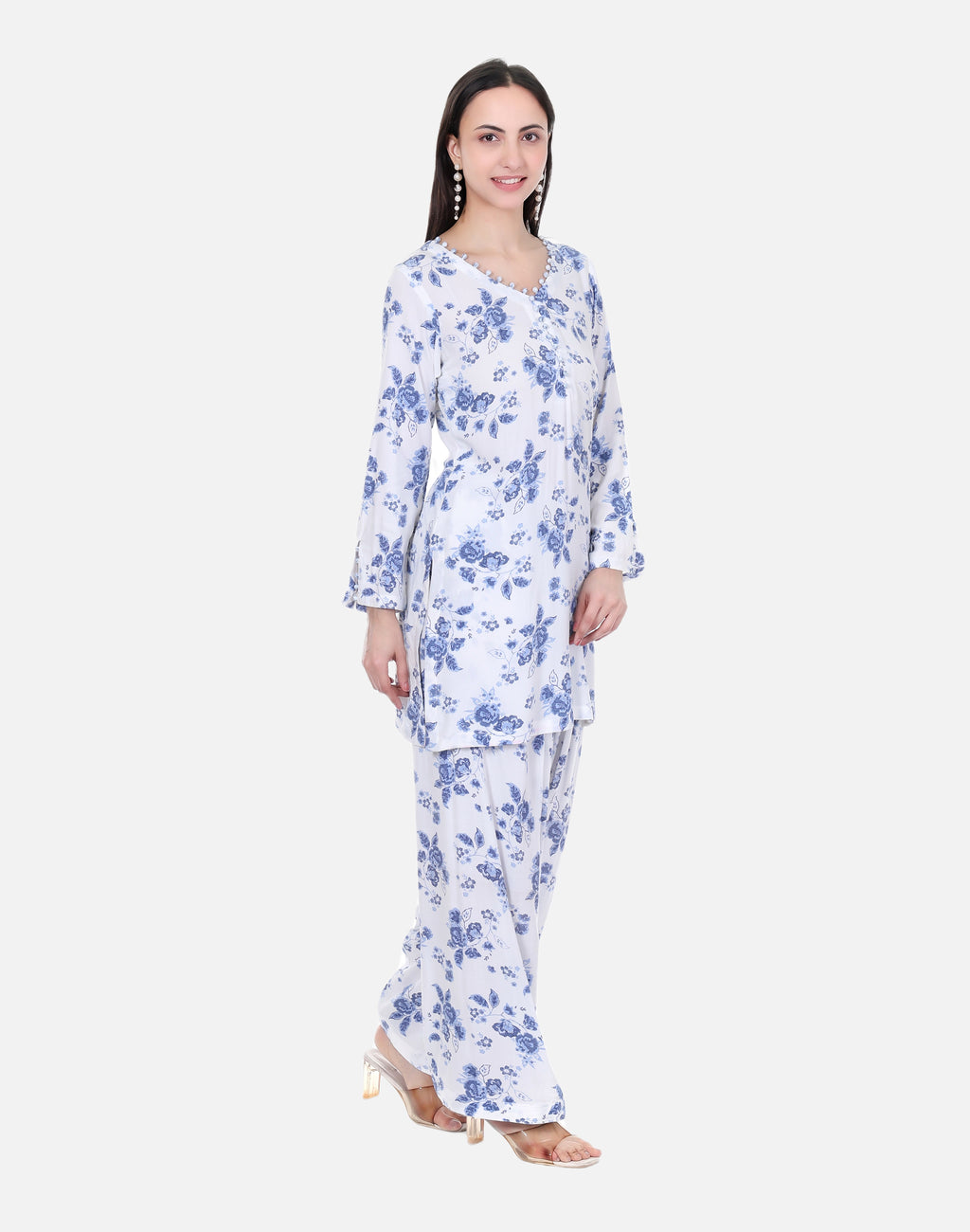 Blue Bloom Floral – 3 Piece Set