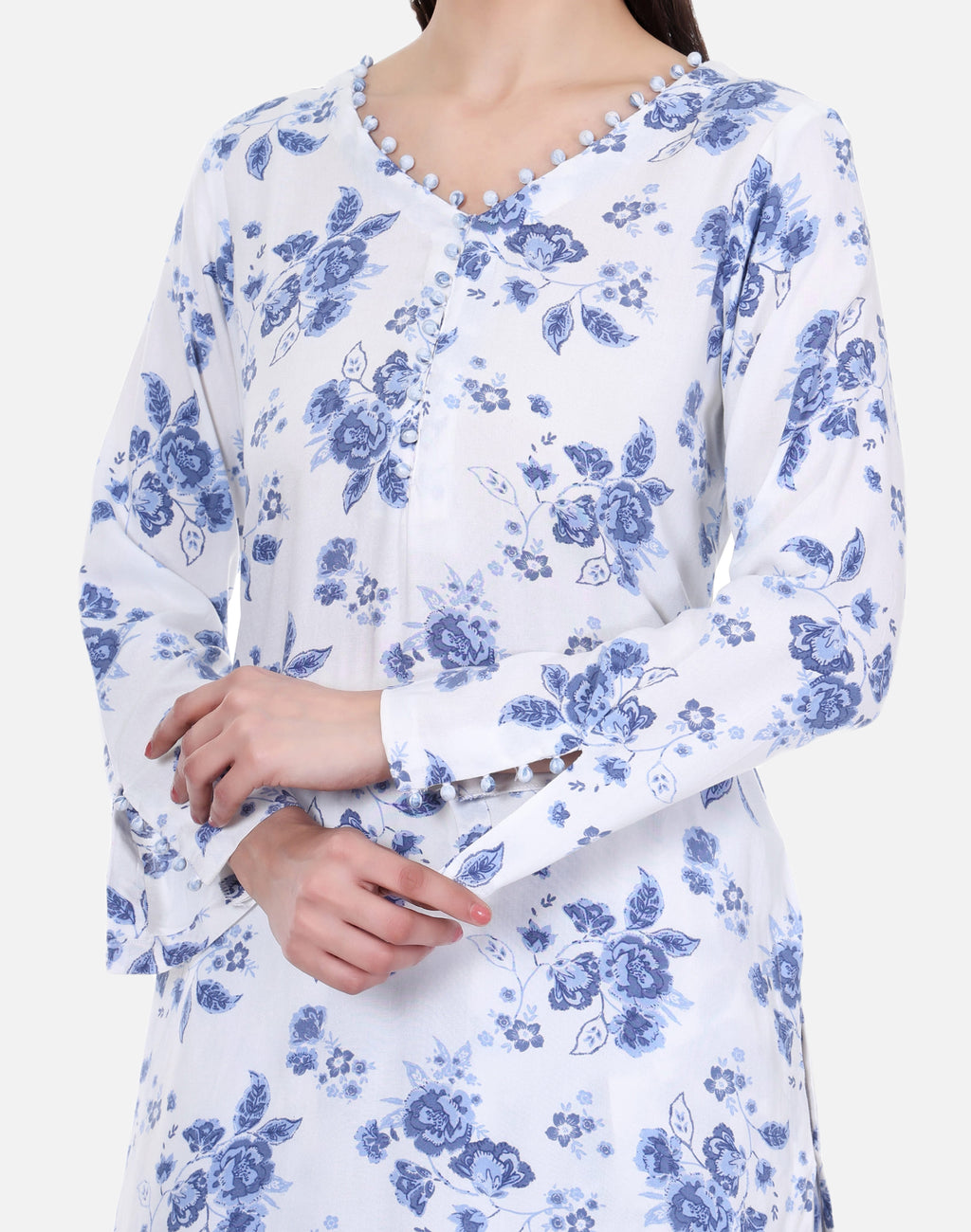 Blue Bloom Floral – 3 Piece Set