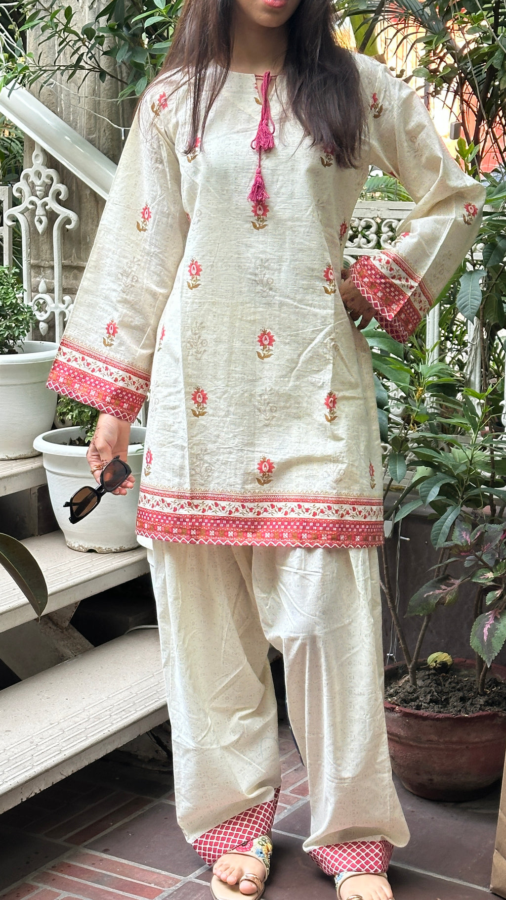 Gulnar Cotton Co-ord Set
