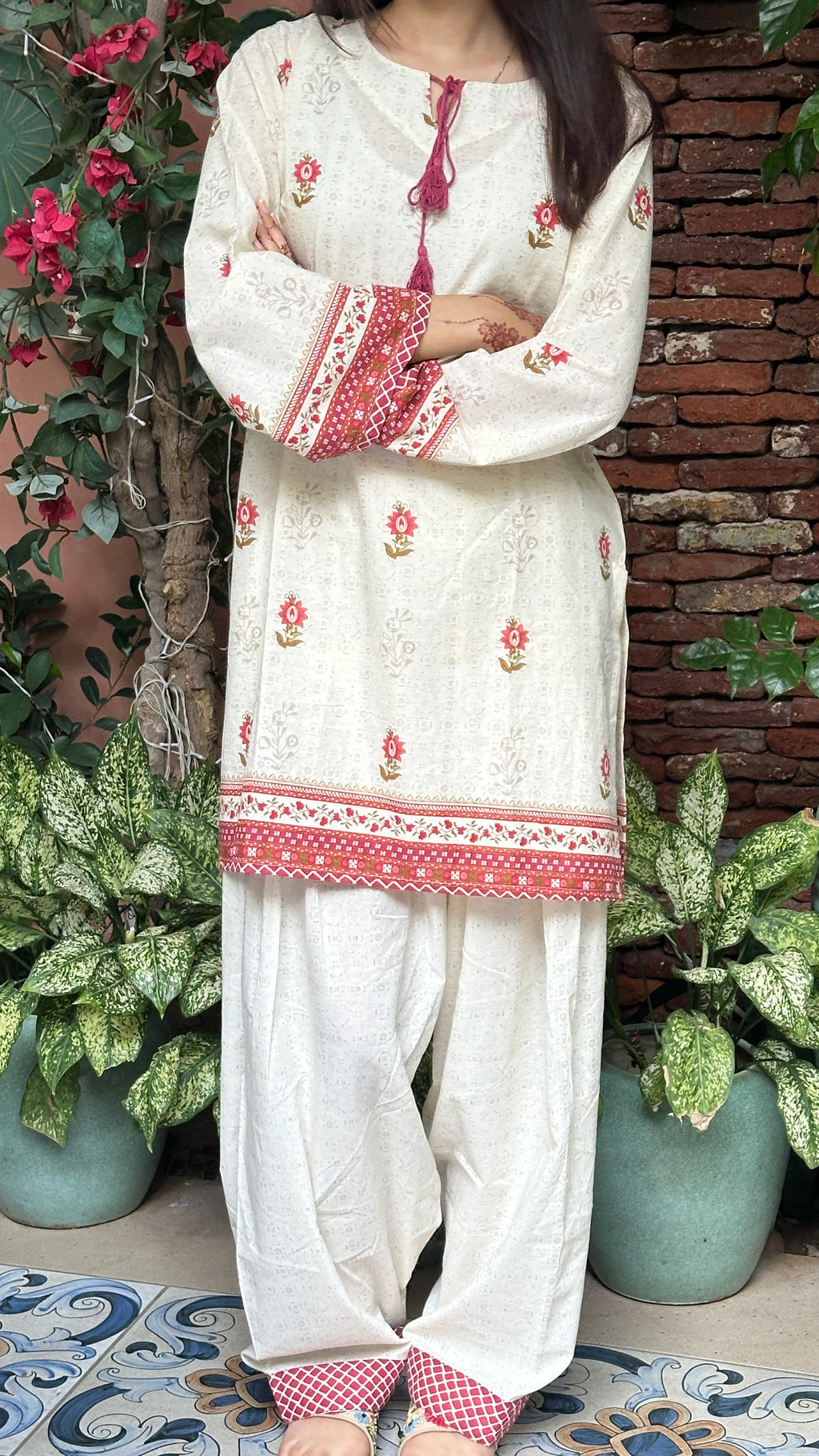 Gulnar Cotton Co-ord Set