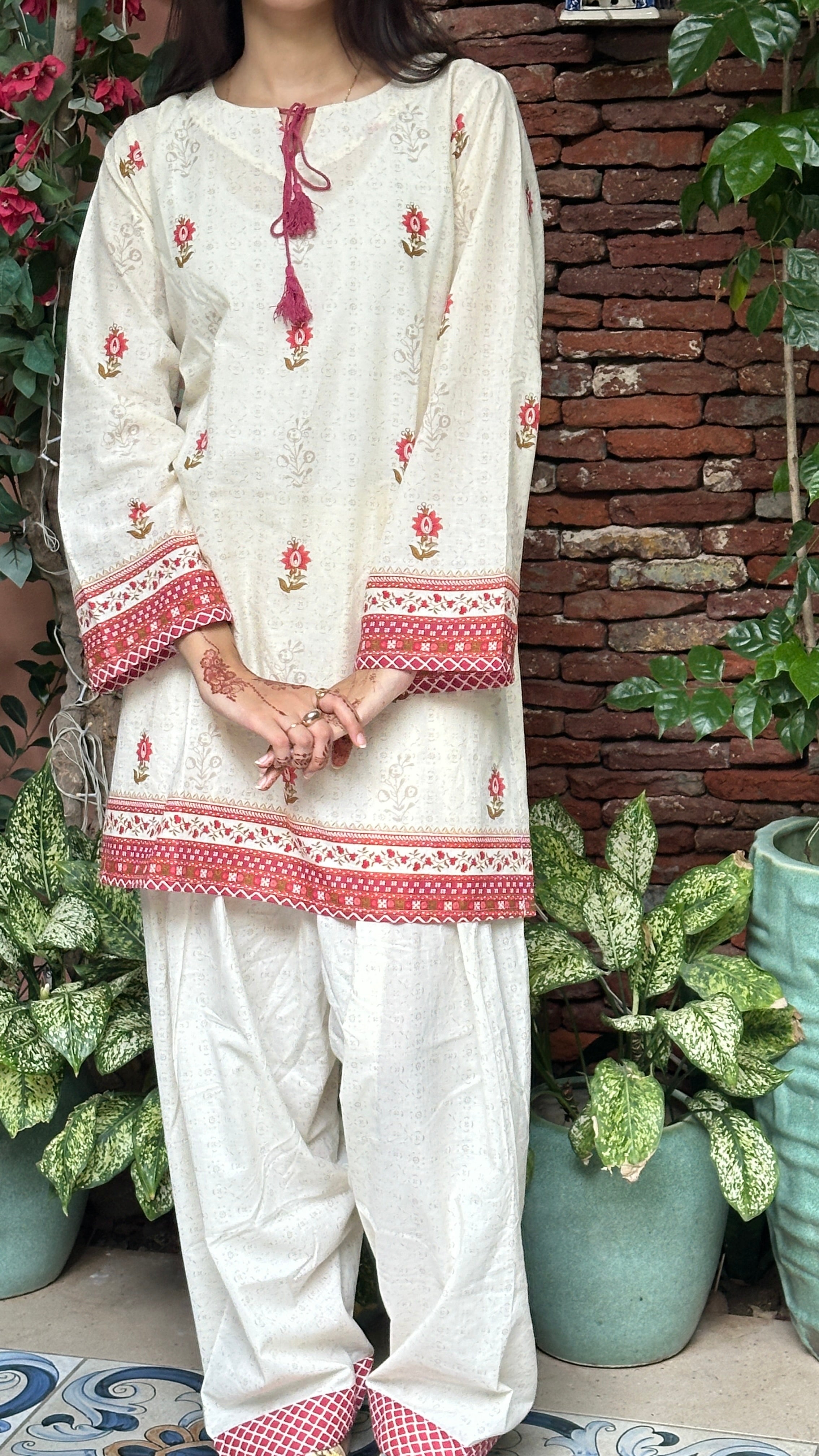 Gulnar Cotton Co-ord Set