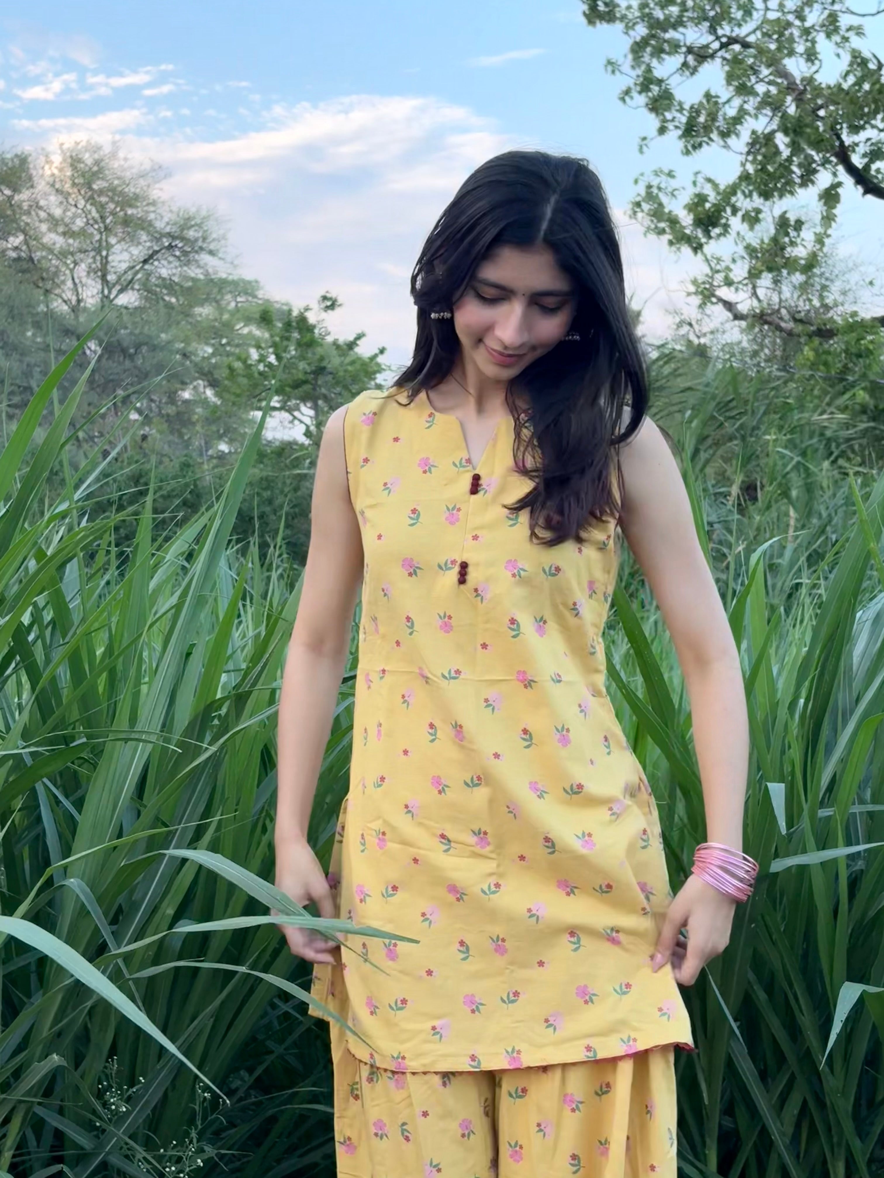 Marigold Noon Cotton Co-ord Set