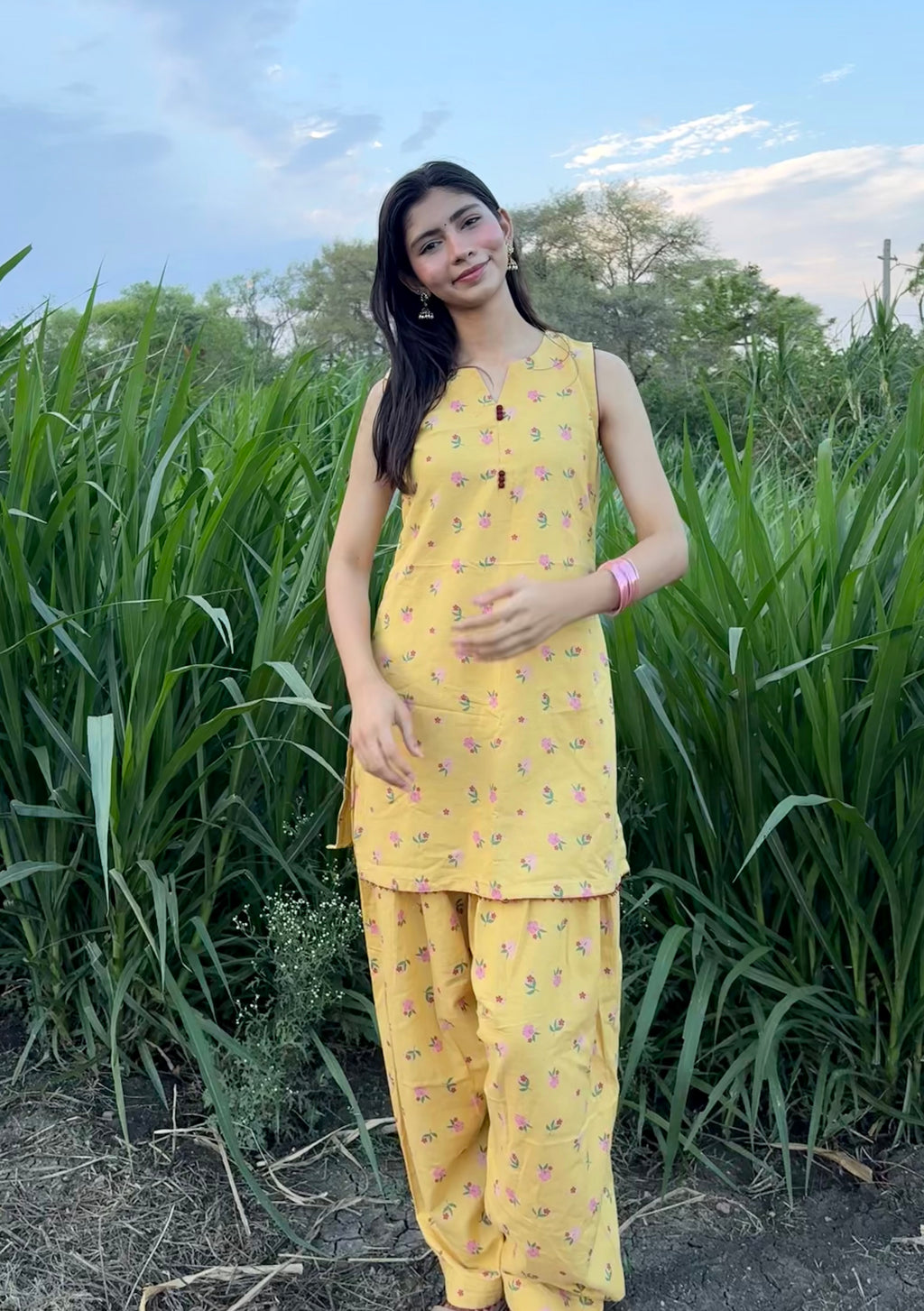 Marigold Noon Cotton Co-ord Set