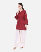 Lal Polka Farshi Set