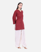 Lal Polka Farshi Set