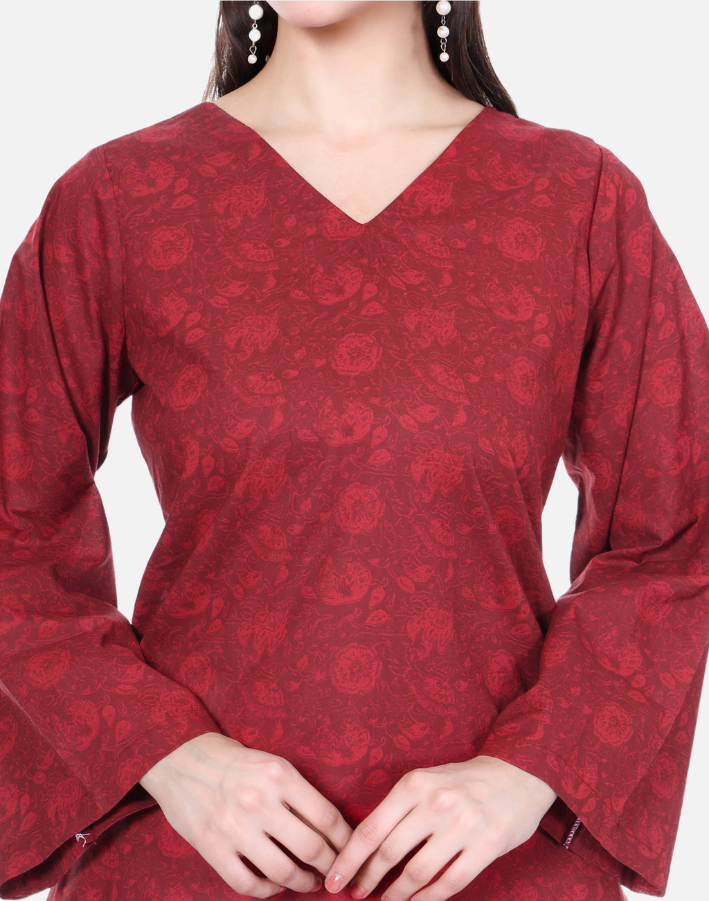 Lal Polka Farshi Set