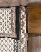 Rust Reverie – Hand Block Printed Cotton Bedsheet