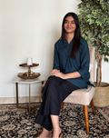 Teal Short Kurta